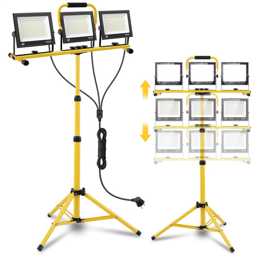 Led baustrahler mit - led, stativ
