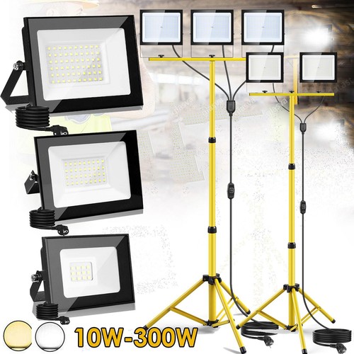 Baustrahler led stativ - led,