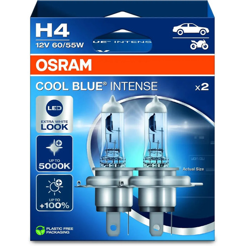 Osram cool blue - 2x, intense