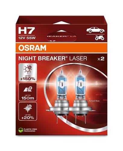 Duopack osram halogen 12v - h7,
