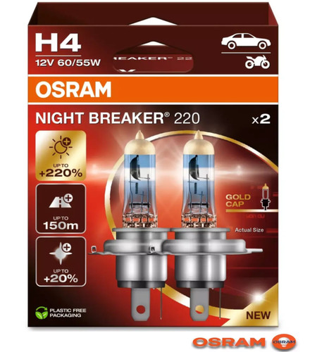 Osram night breaker 220 - h4,